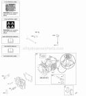 Part Location Diagram of 590770 Briggs and Stratton Cylinder Assembly